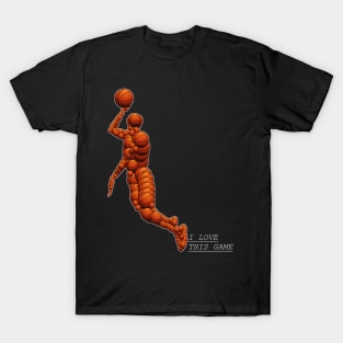 basket i love this game T-Shirt